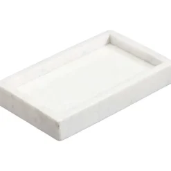 Fashion Tray Marmer Wit 20X12 Cm Badkameraccessoires