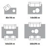 Store Vloerkleed Niagara Grijs - 160X230 Cm Vloerkleden