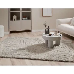 Cheap Vloerkleed Swirl Taupe - 190X280 Cm Vloerkleden
