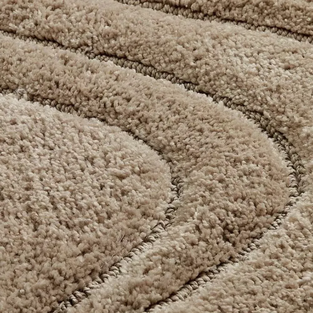 Cheap Vloerkleed Swirl Taupe - 190X280 Cm Vloerkleden