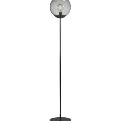 Discount Vloerlamp Sela Zwart Vloerlampen