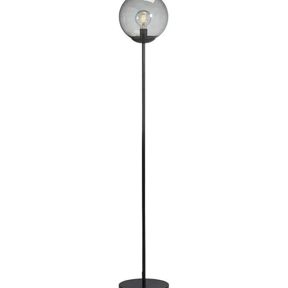 Discount Vloerlamp Sela Zwart Vloerlampen