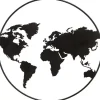 Outlet Wanddecoratie El Mundo Zwart Wanddecoratie