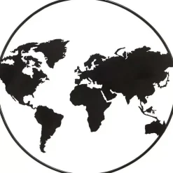 Outlet Wanddecoratie El Mundo Zwart Wanddecoratie