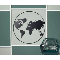 Outlet Wanddecoratie El Mundo Zwart Wanddecoratie