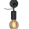 Discount Wandlamp Balor Zwart Wandlampen