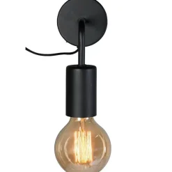 Discount Wandlamp Balor Zwart Wandlampen