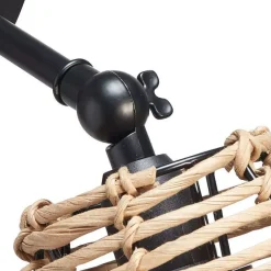 Outlet Wandlamp Cerun Zwart Bruin Wandlampen