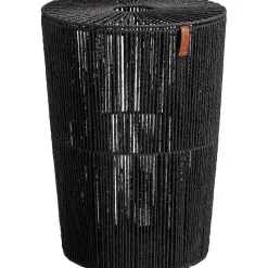 New Wasmand Rope Rond Zwart Wasmanden